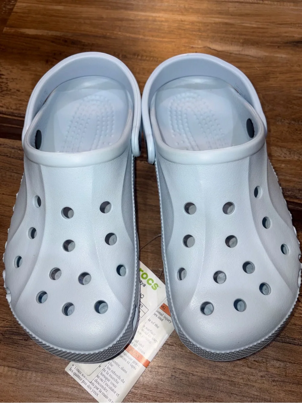 Crocs Baya clogs Mineral Blue women’s 6, men’s 8 NWT